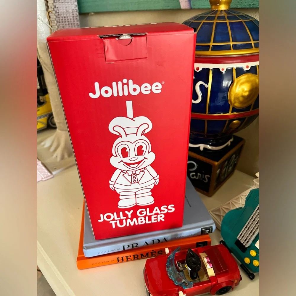 Jollibee Limited Edition Glass Tumbler New in box